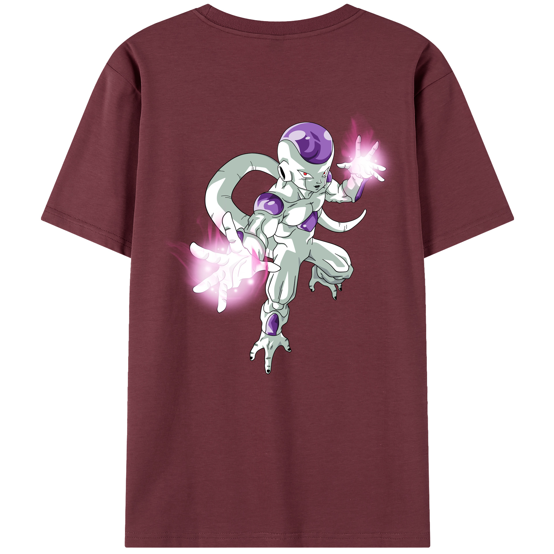 （画像用） ドラゴンボール フリーザ DRAGON BALL Frieza 綿100％半袖Tシャツ（背面プリント）
